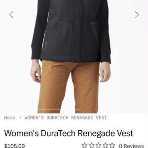 Women's Renegade Vest - BLACK AND GRAY in Size LG